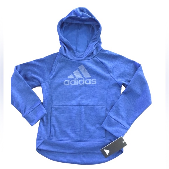 adidas Other - NWT Adidas Royal Blue Hooded Sweatshirt Blue Size 6X